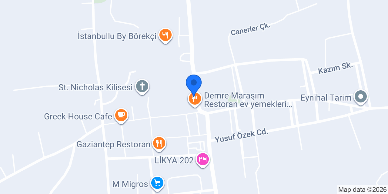 Halil Sarıca Sigorta Demre konumu