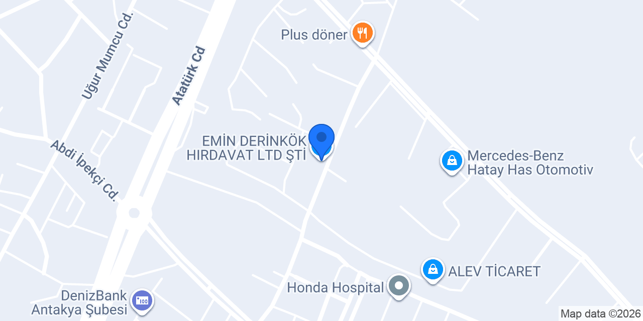 EMİN DERİNKÖK HIRDAVAT LTD ŞTİ konumu