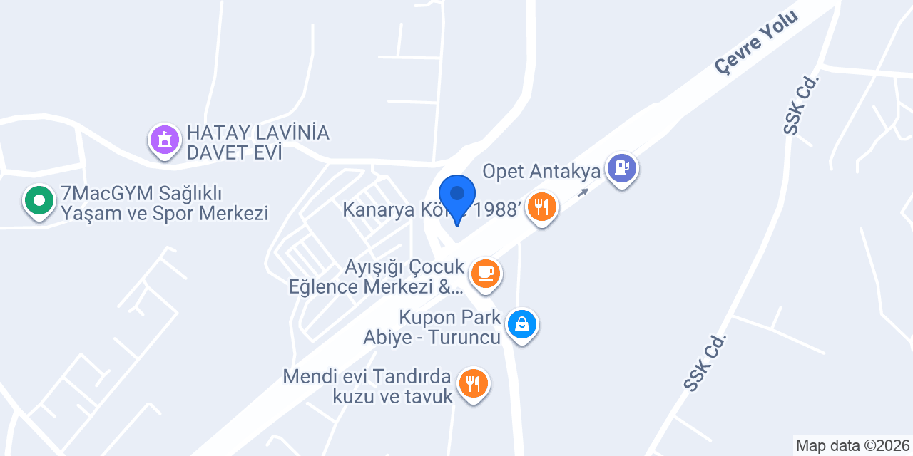 TARKAN BÜRO MOBİLYA GOLDSİT HATAY konumu