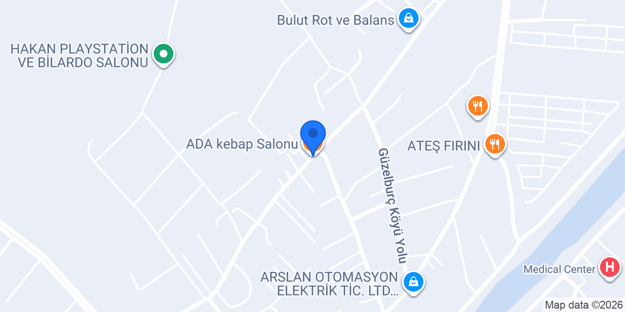 ADA kebap Salonu konumu