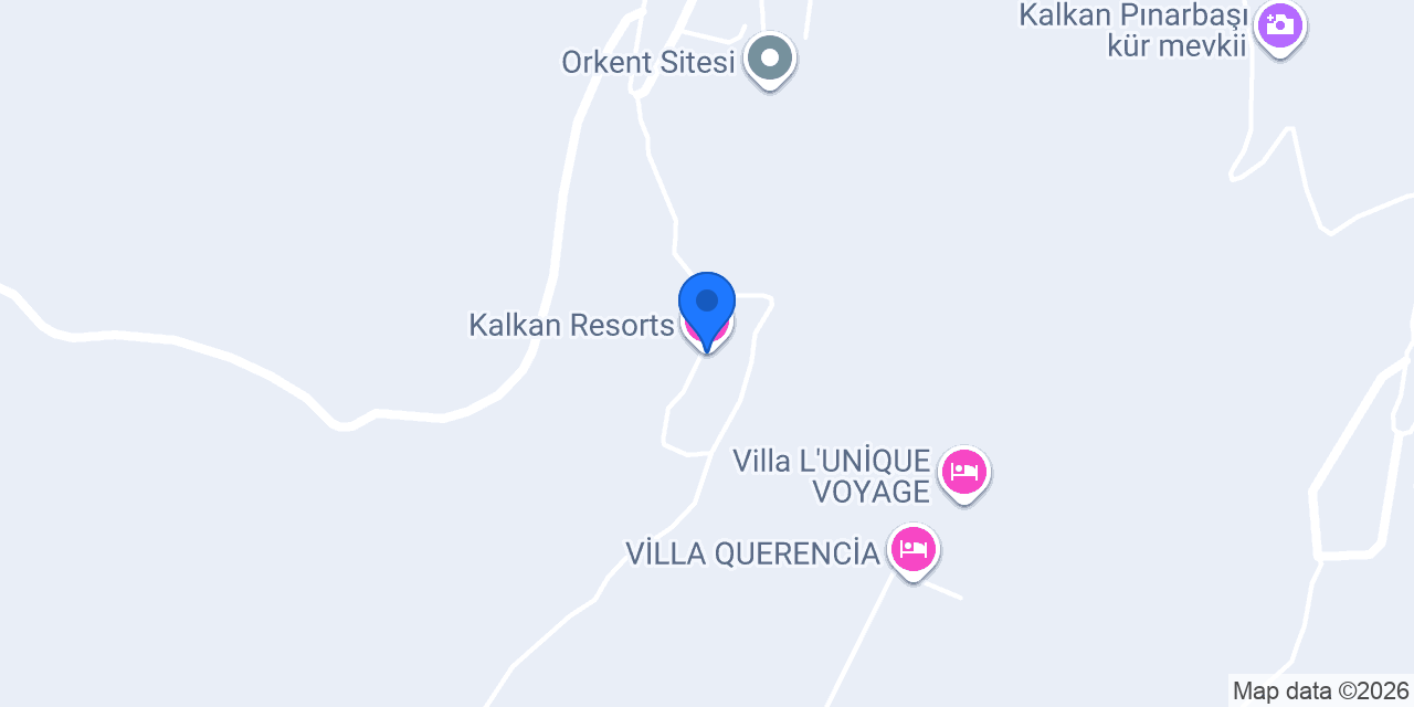 Kalkan Resorts konumu