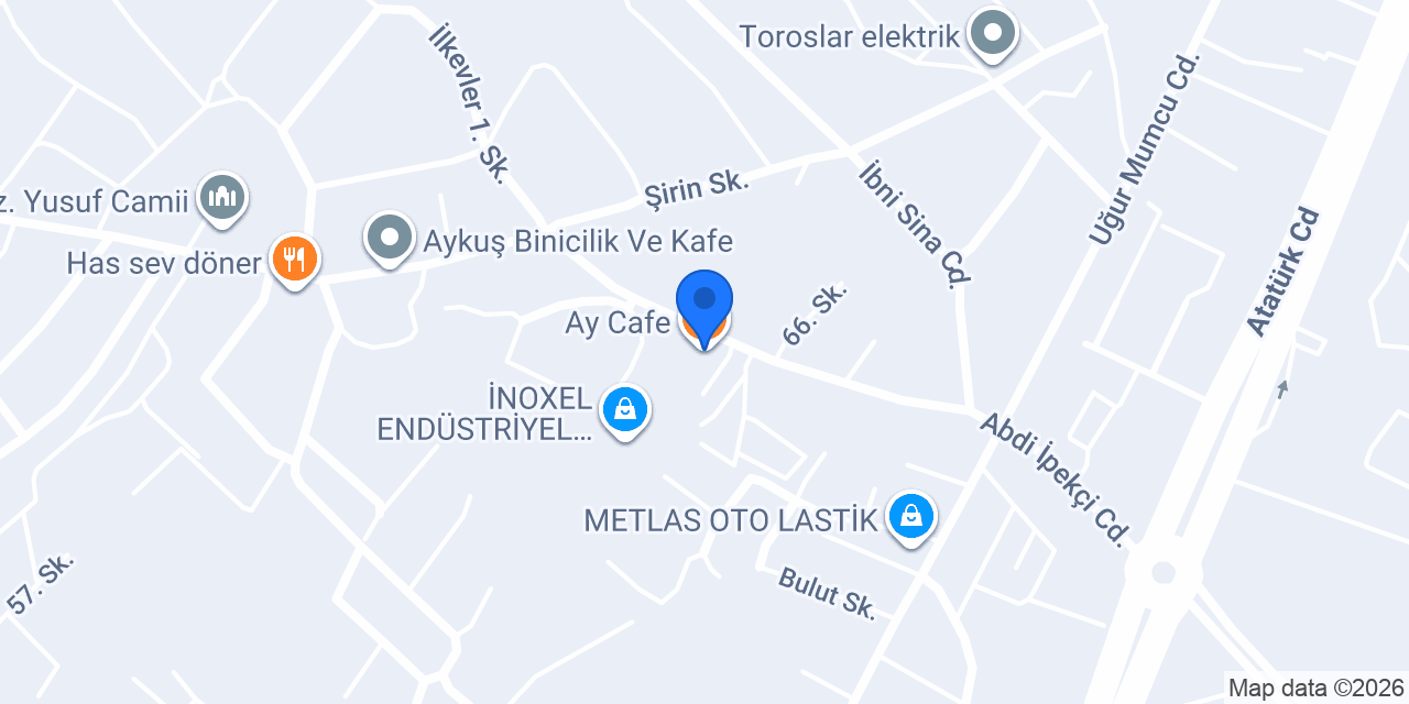 Ay Cafe konumu