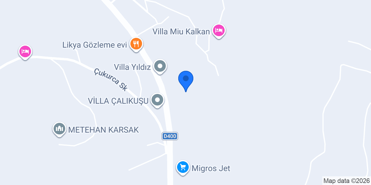 Villa Tuğçem konumu