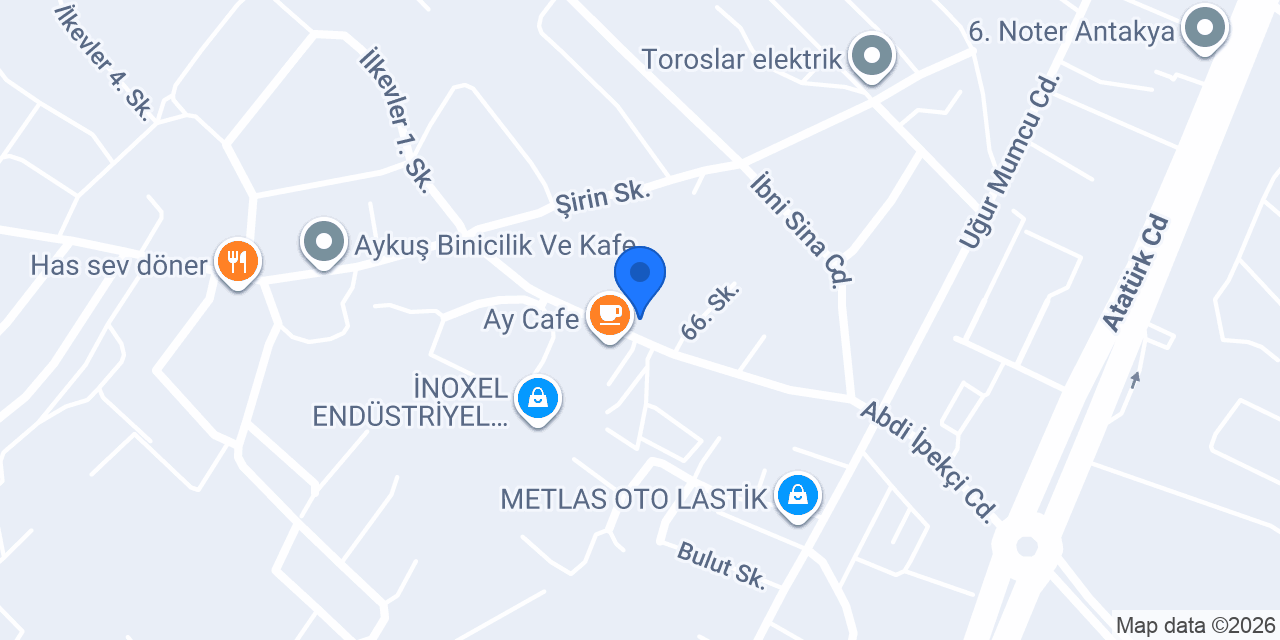 Ekmek Teknesi Fırını konumu