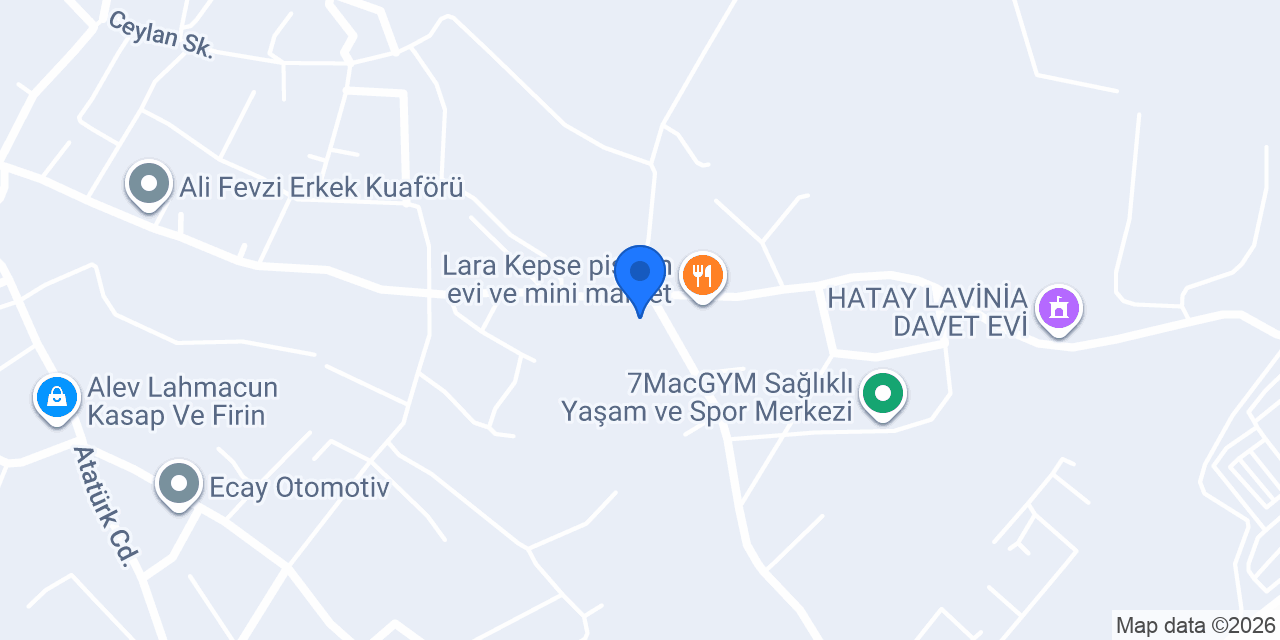 Antakya Simge Ofset Matbaacilik konumu