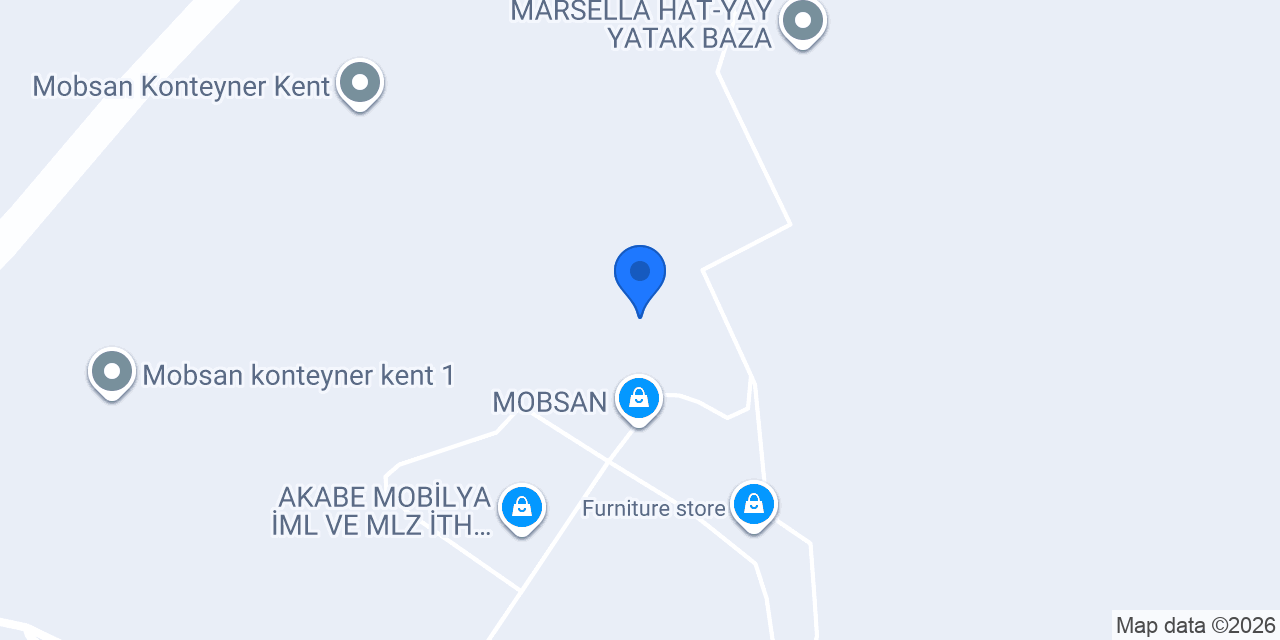Üstünel Mobilya konumu