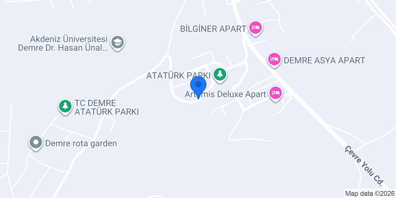 Demre Sadıç Apart konumu