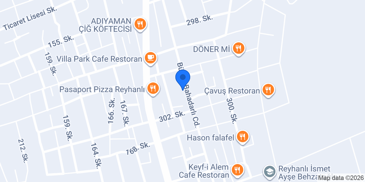 Öz Barutçu kasabı konumu