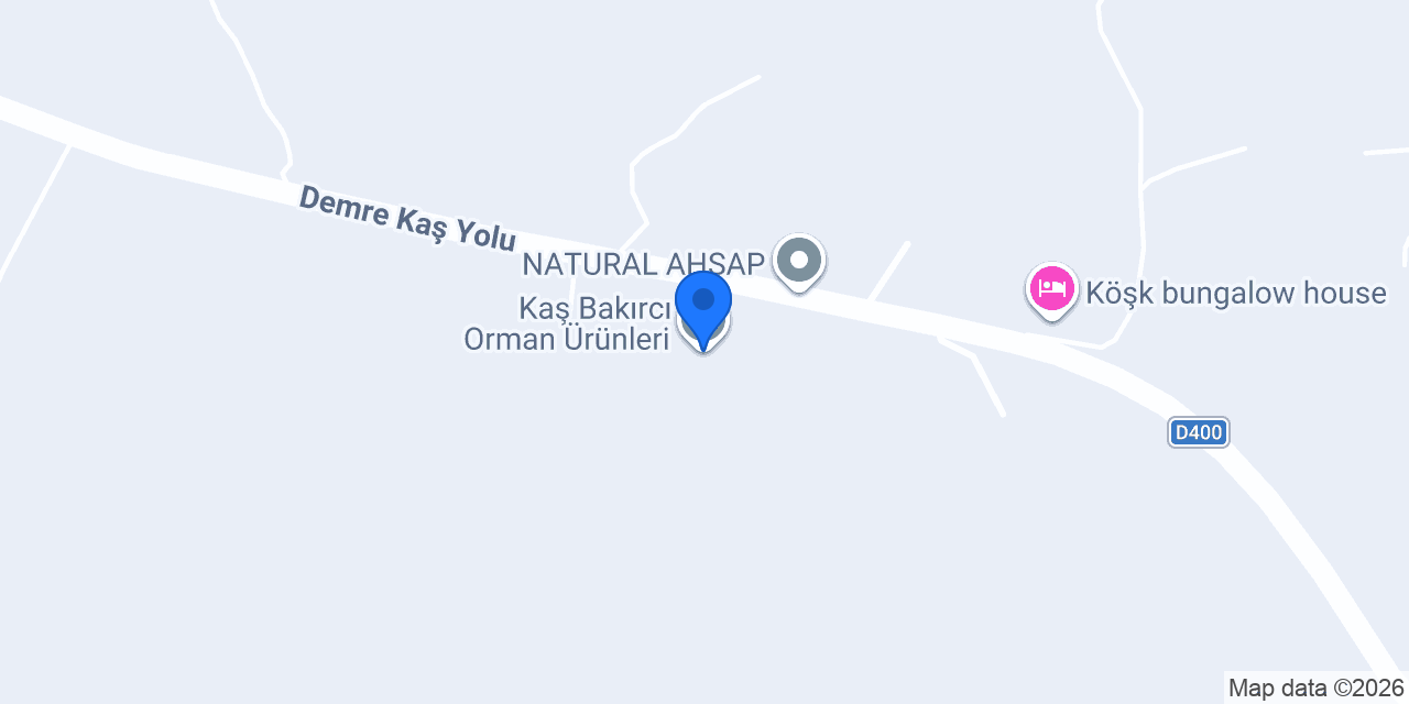 Kaş Bakırcı Orman Ürünleri konumu