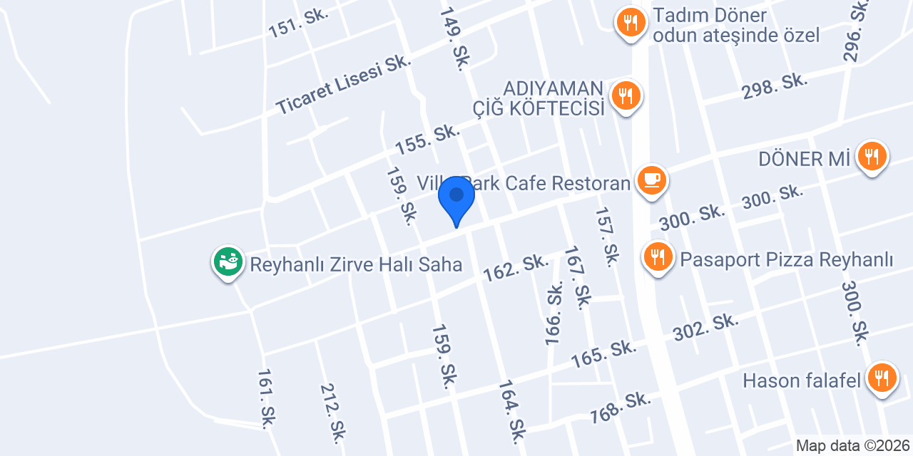 Hero's Pizza Reyhanlı Şubesi konumu