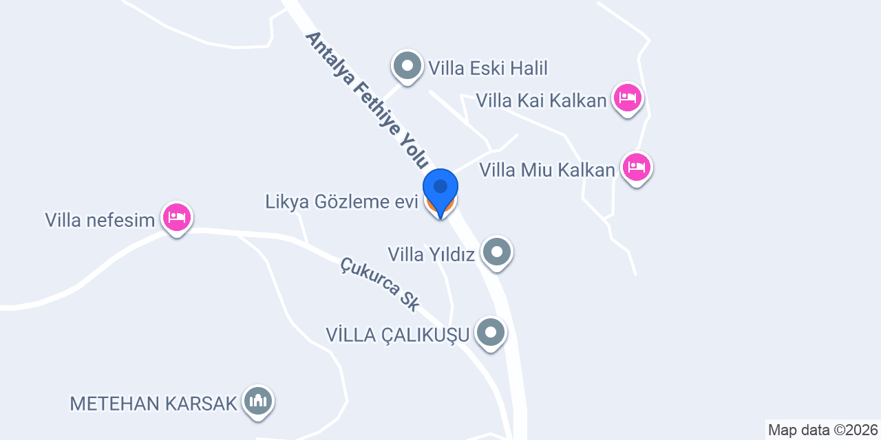 Likya Gözleme evi konumu
