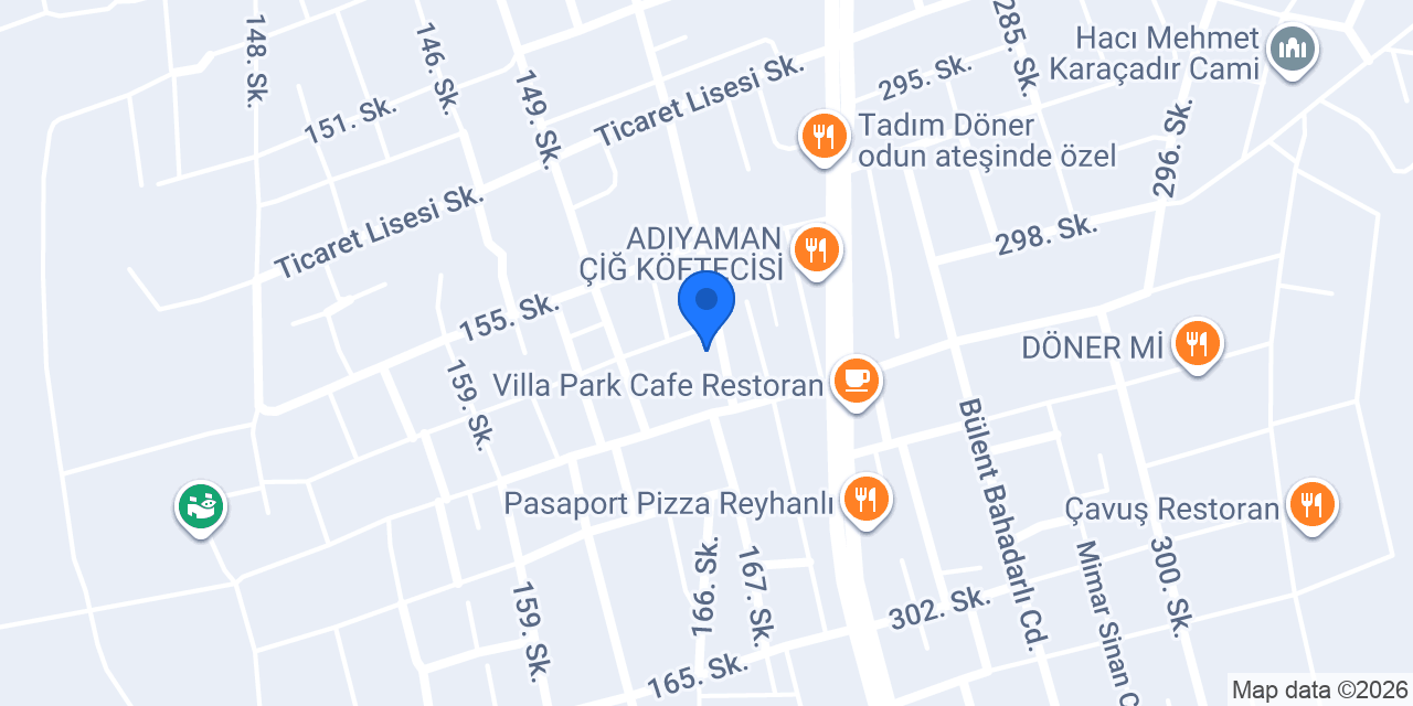Öz Damak Döner & Kebap konumu