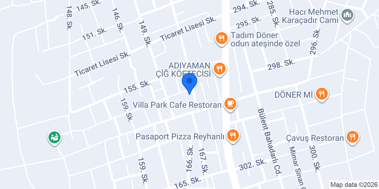Yeşil Pide Fırını konumu