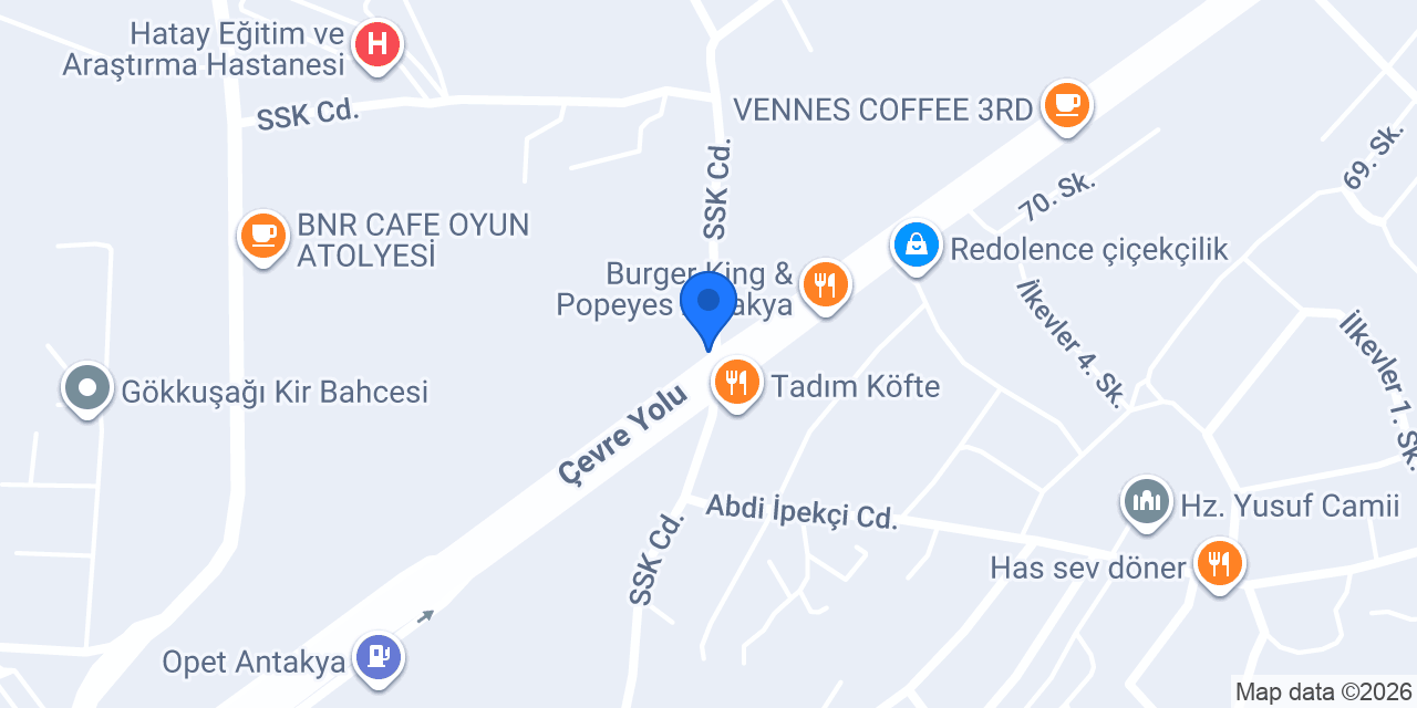 Karaköse Hırdavat konumu