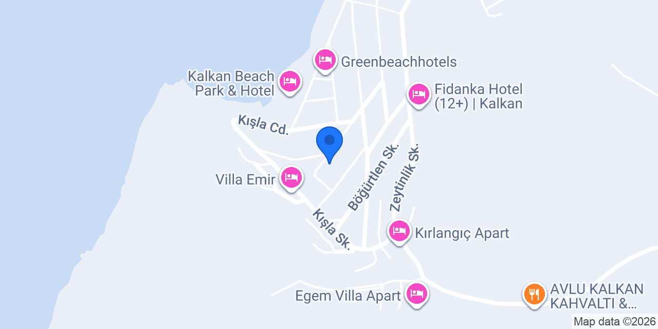 Kalkan Ayapa konumu