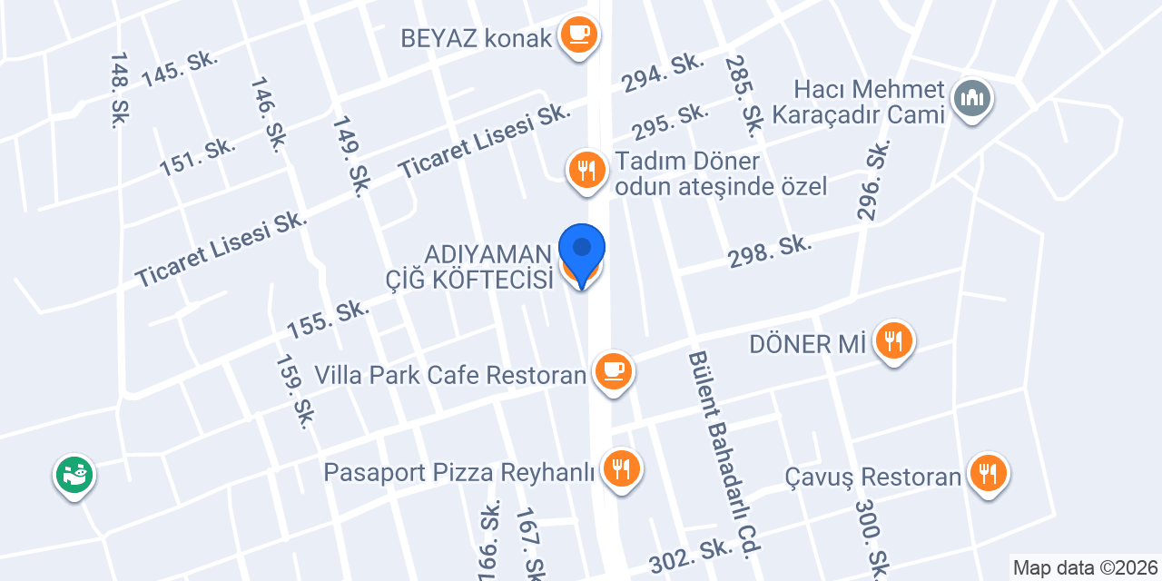 ADIYAMAN ÇİĞ KÖFTECİSİ konumu