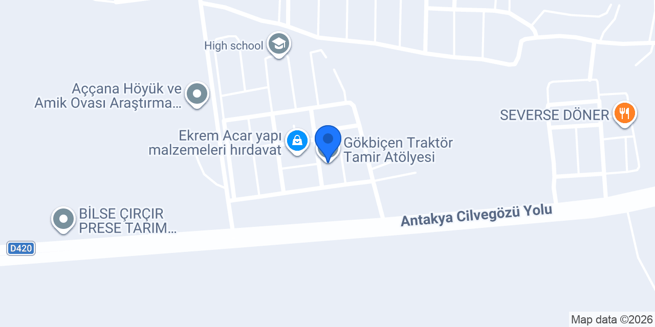 Gökbiçen Traktör Tamir Atölyesi konumu