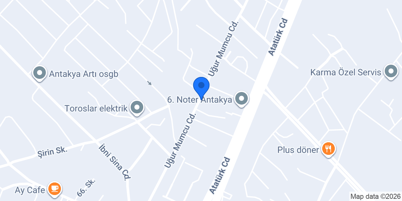 Öz Gümüşler Mobilya konumu