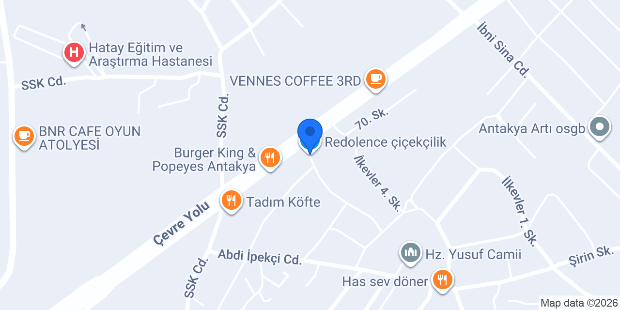 Redolence çiçekçilik konumu