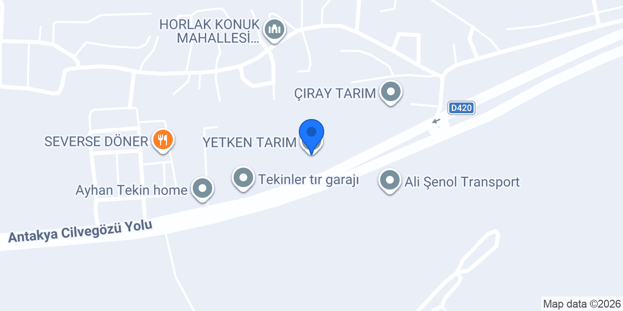 YETKEN TARIM konumu