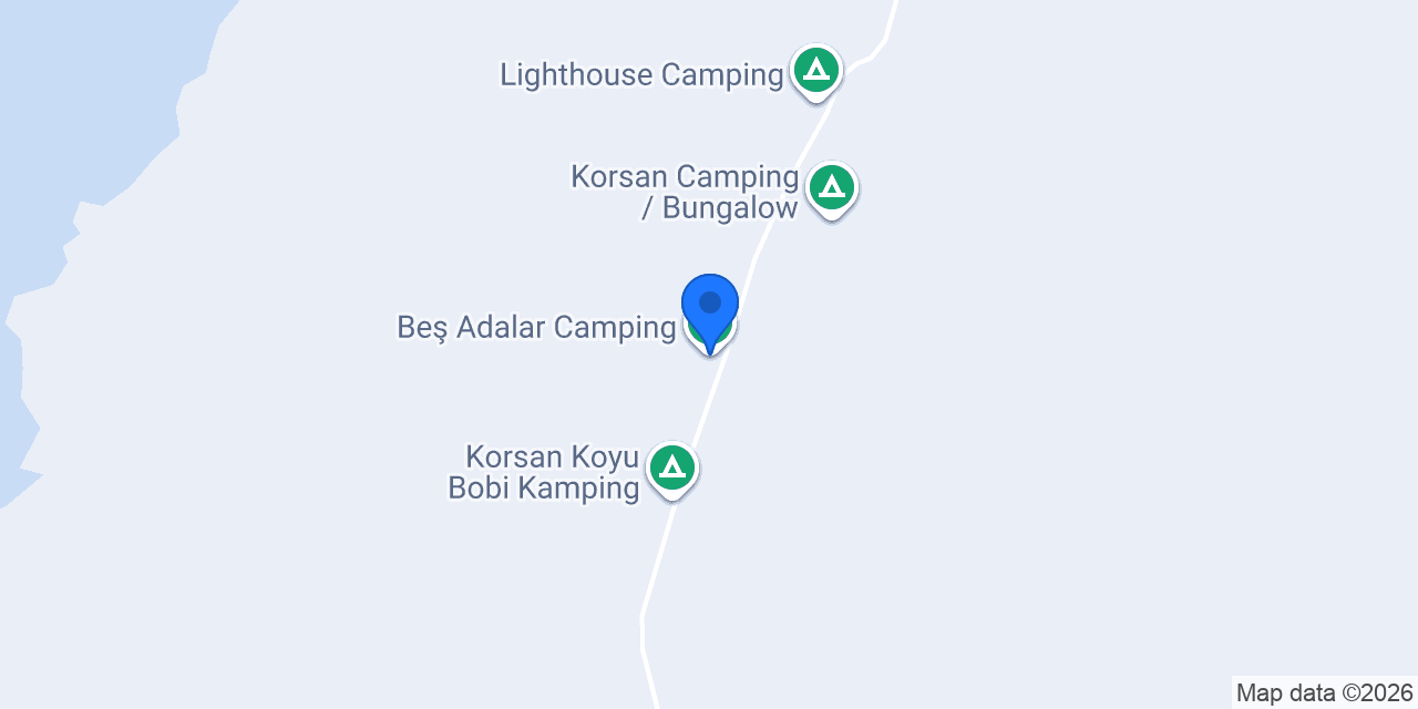 Beş Adalar Camping konumu