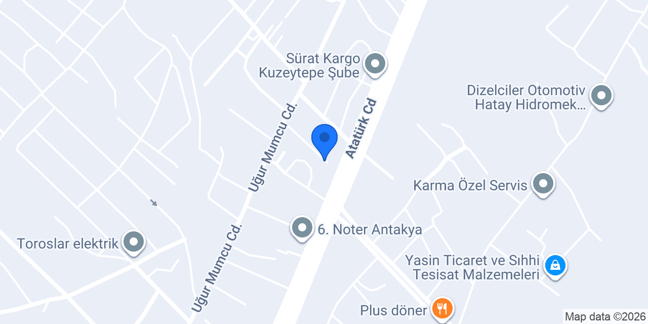 Ogün Otomotiv konumu