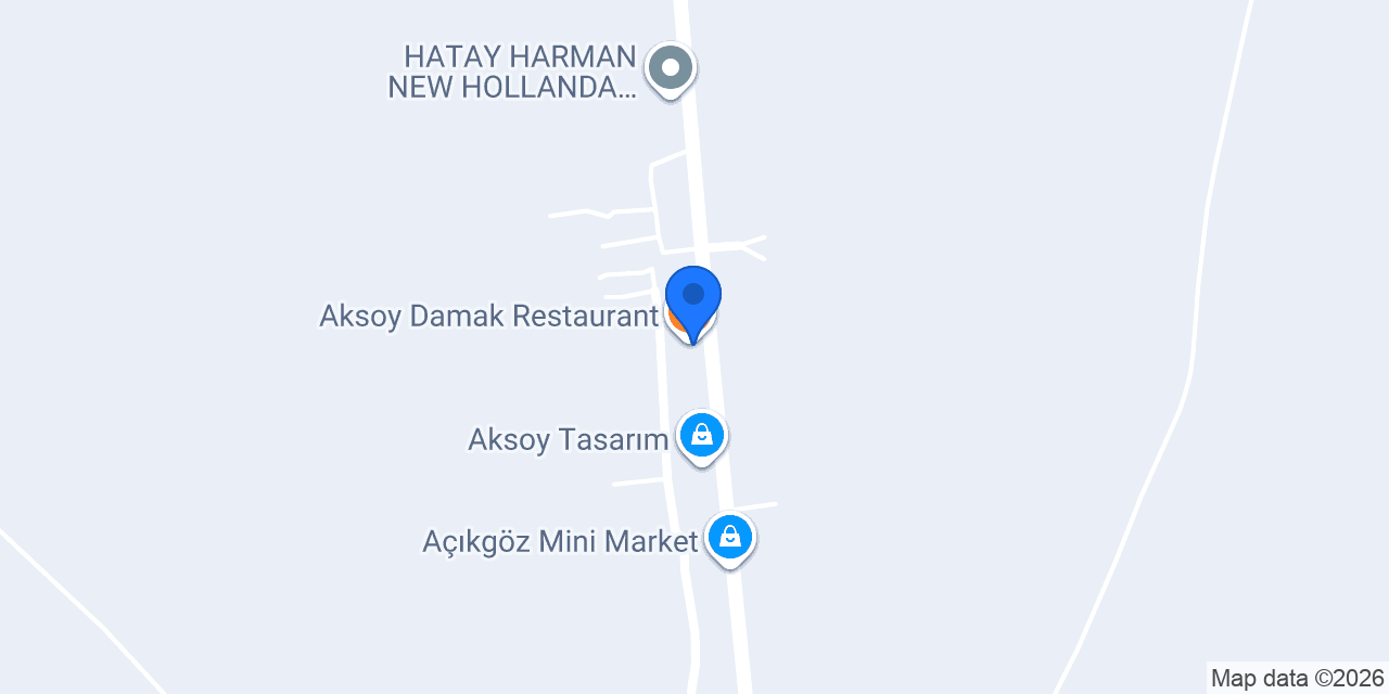 Aksoy Damak Restaurant konumu