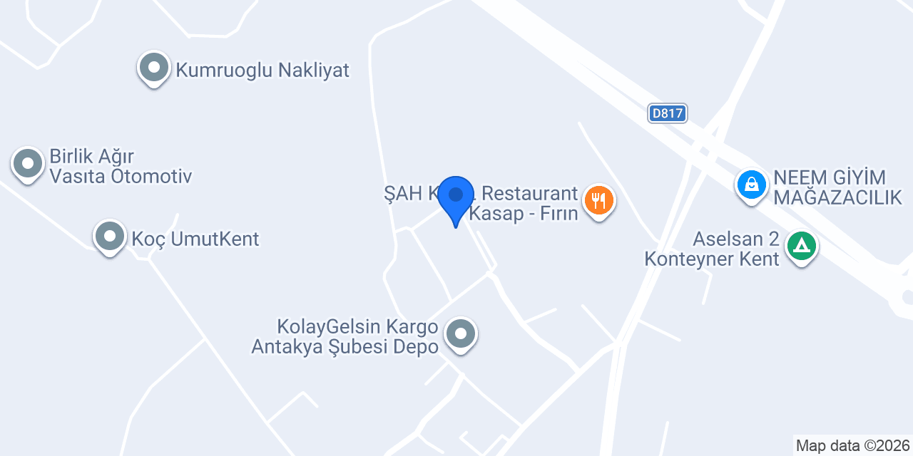 MTM Çelik Yapı konumu