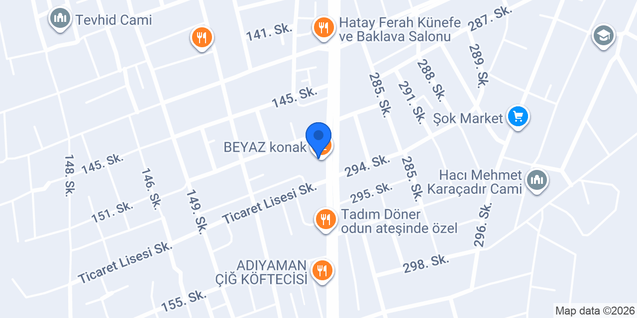 BEYAZ konak konumu
