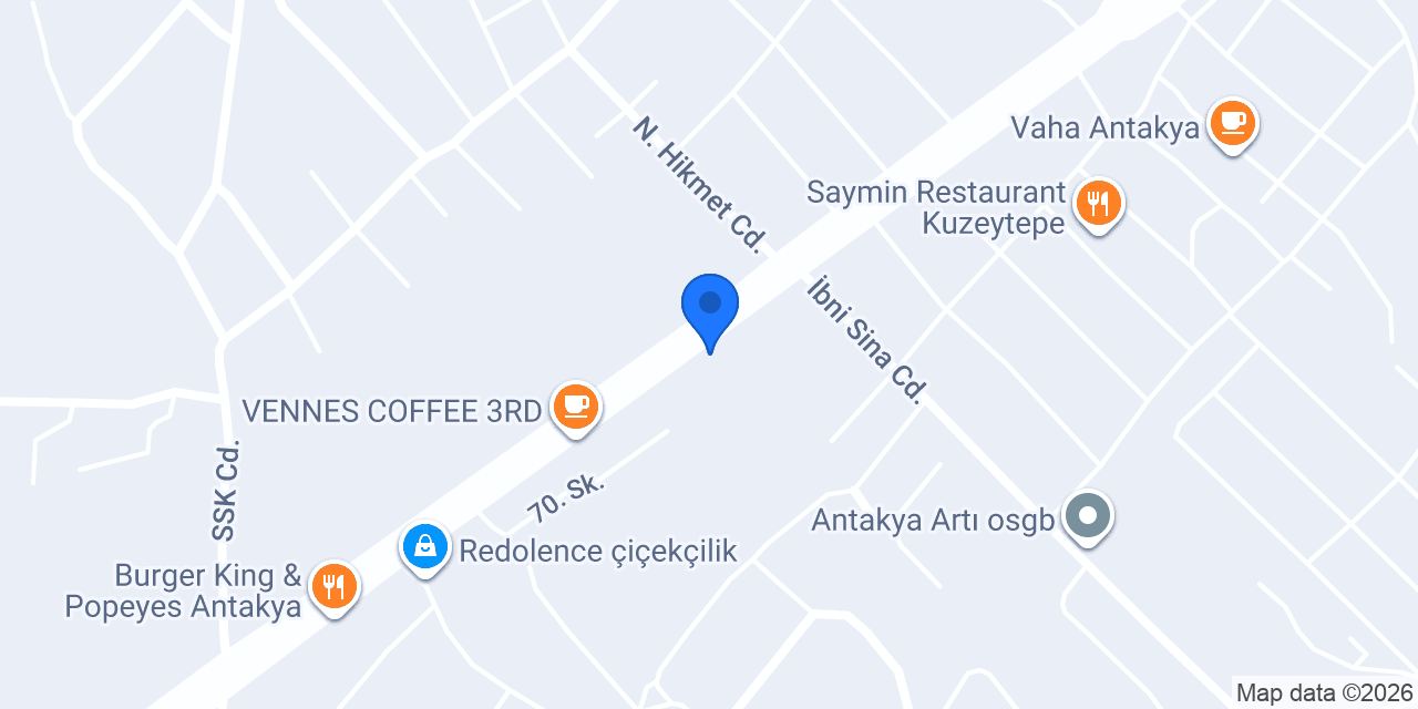 HATAY YAPI MARKET konumu