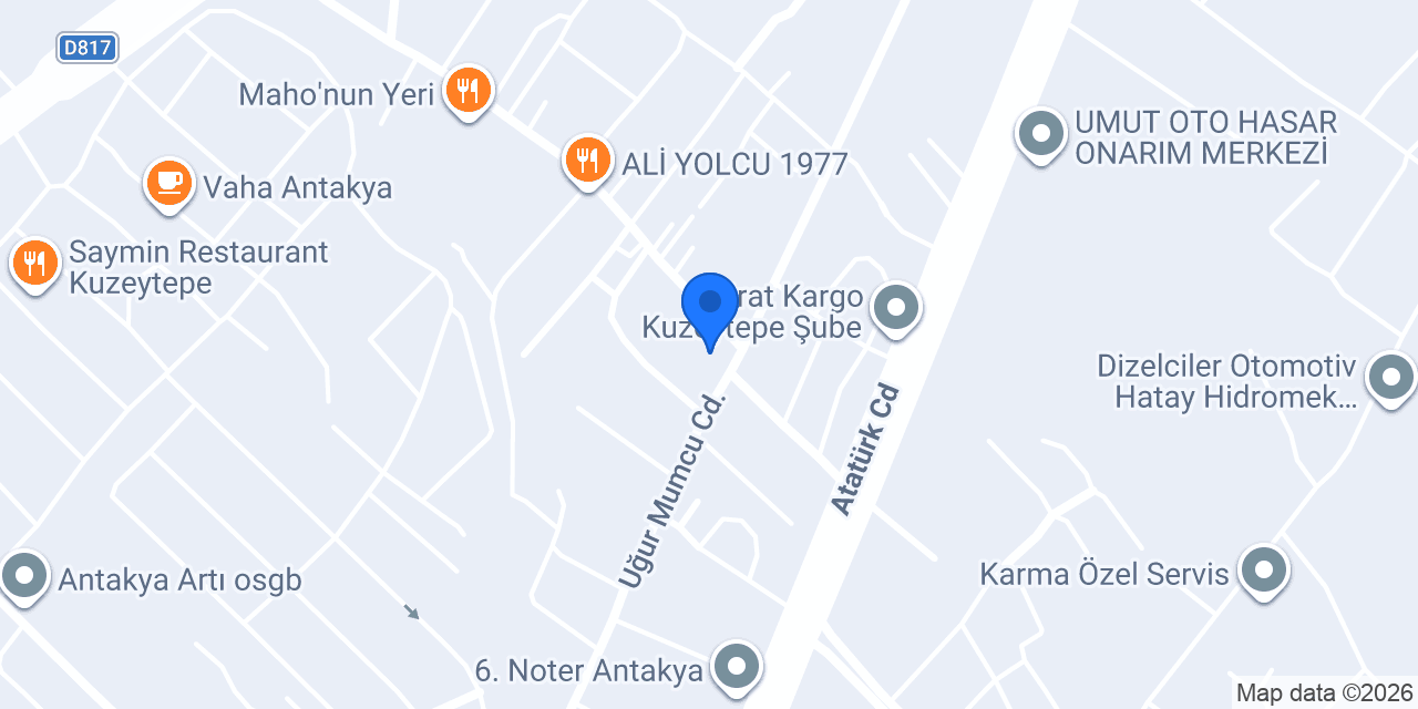 UÇAR Auto konumu