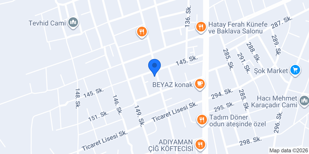 Türk Ticaret Hırdavat konumu