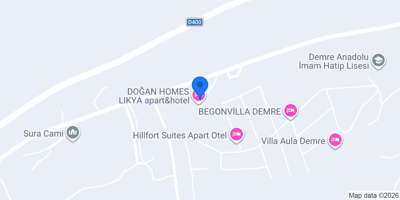 Villa Levilla konumu