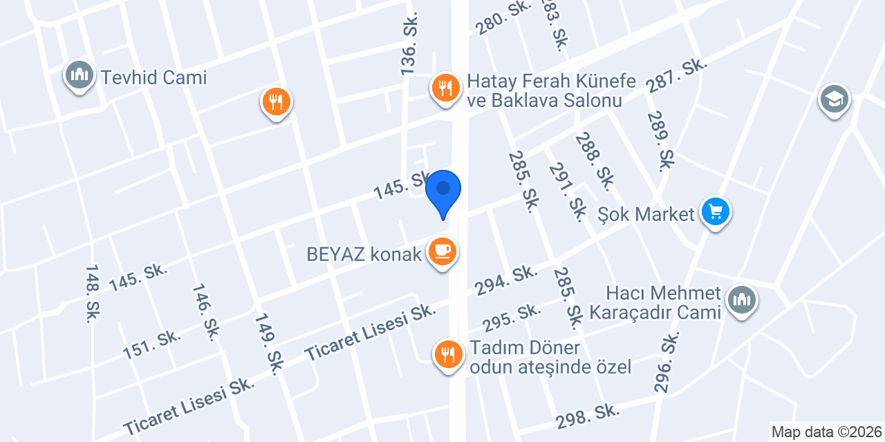 كفتريا الاغا konumu