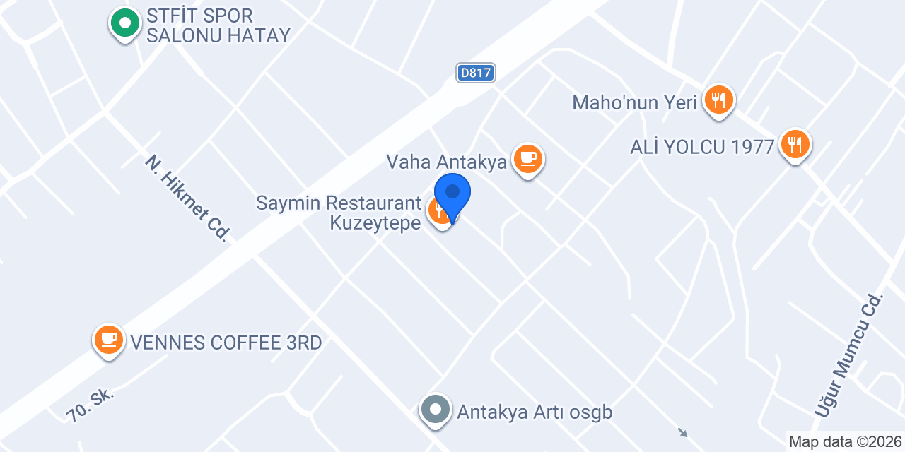 Saymin Restaurant Kuzeytepe konumu