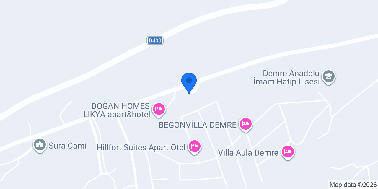 Antalya demre Özçınar Mobilya konumu