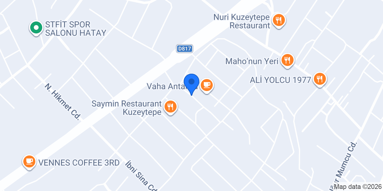 Antakya konaklama otel konumu