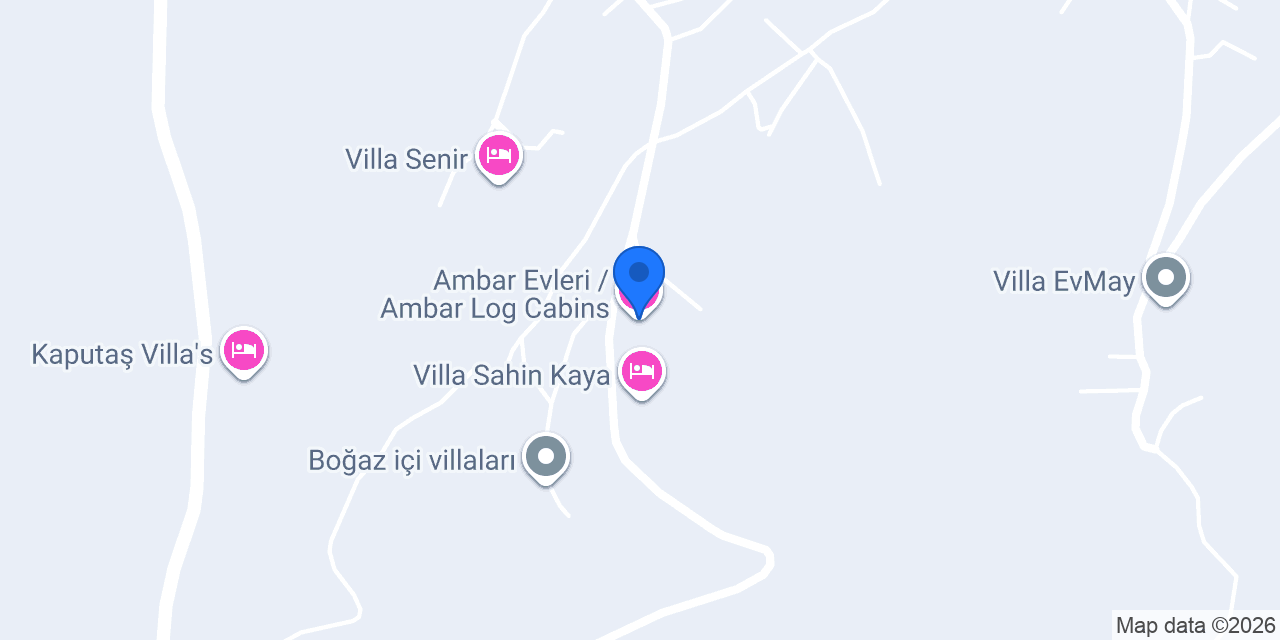 Ambar Evleri / Ambar Log Cabins konumu