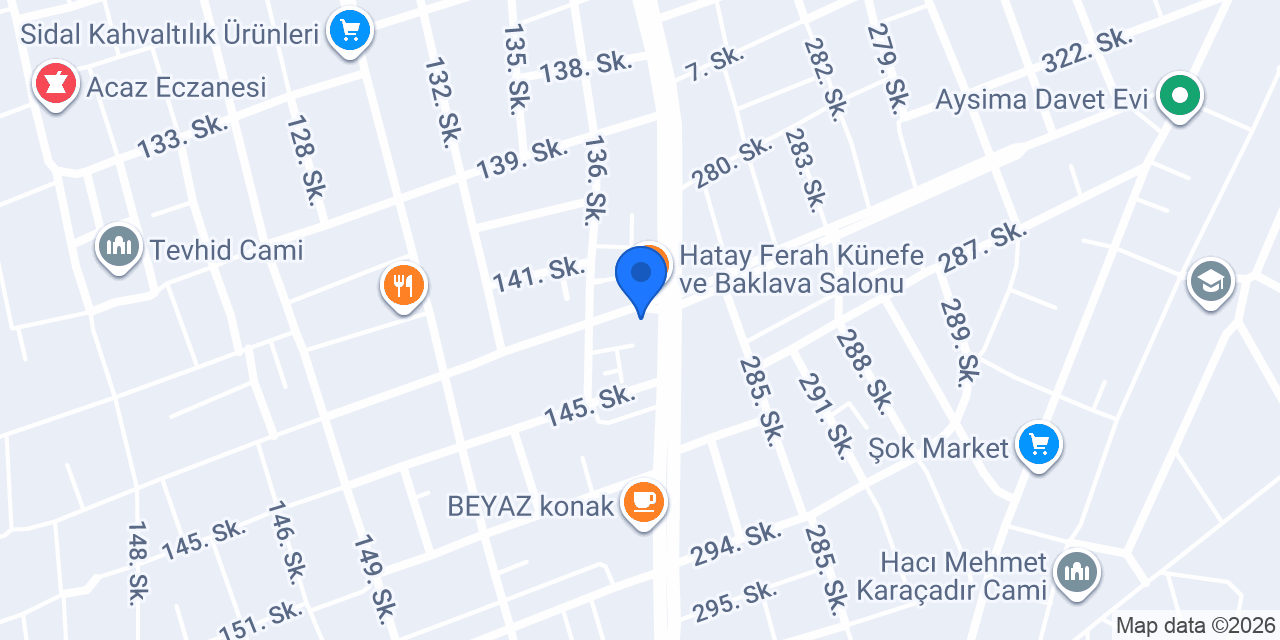 Reyhanlı Express Kuru Temizleme konumu