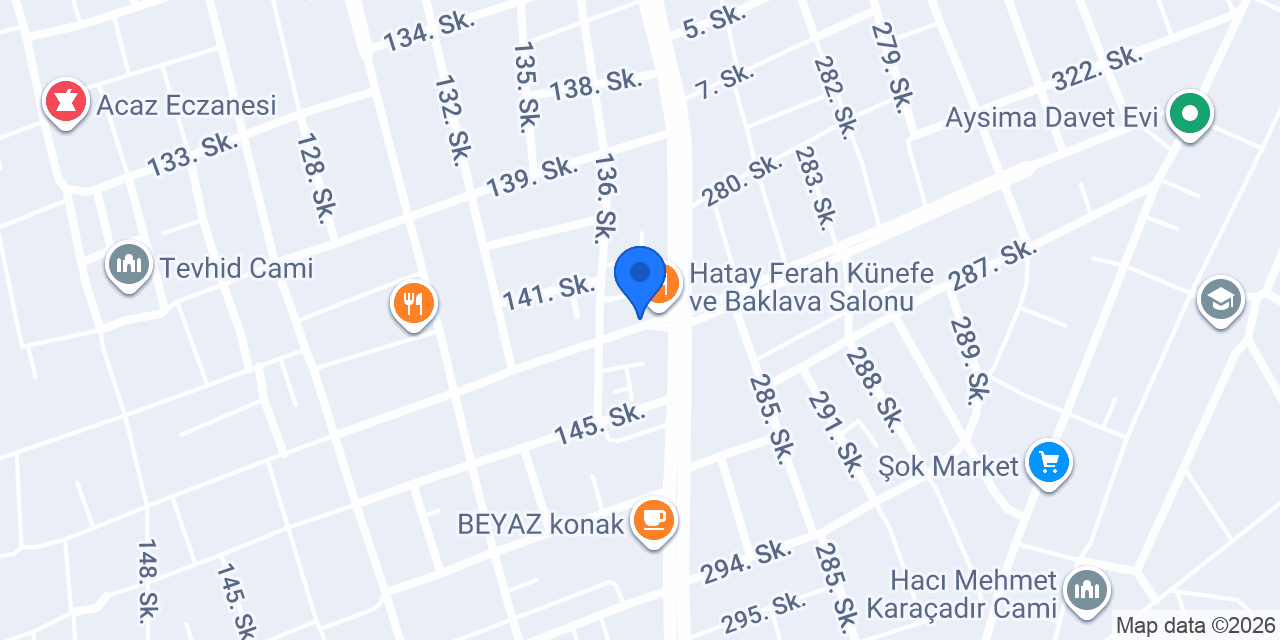 شام اسطنبول Sham.istanbul konumu