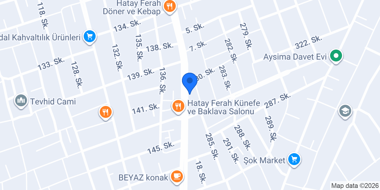 Sazlar Pide Fırını konumu