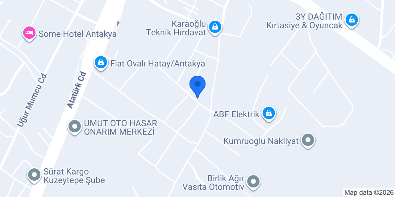 Hatay Panda Bayi Gözde Gıda konumu