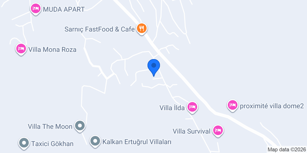 VİLLA HARDAL konumu