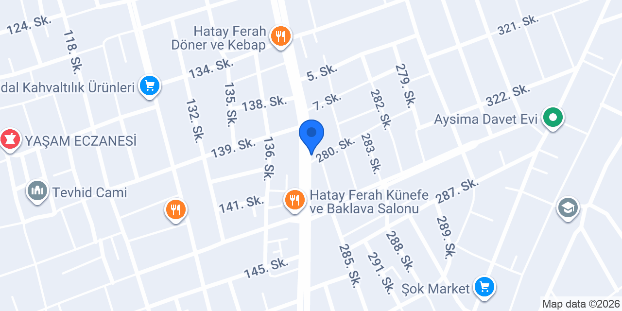 Cemal Çiçekcilik konumu