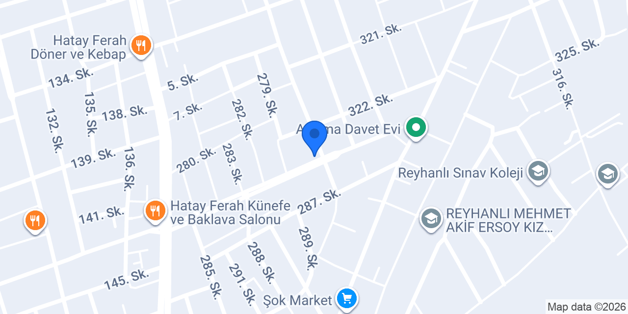 Reyhanlı taksi konumu
