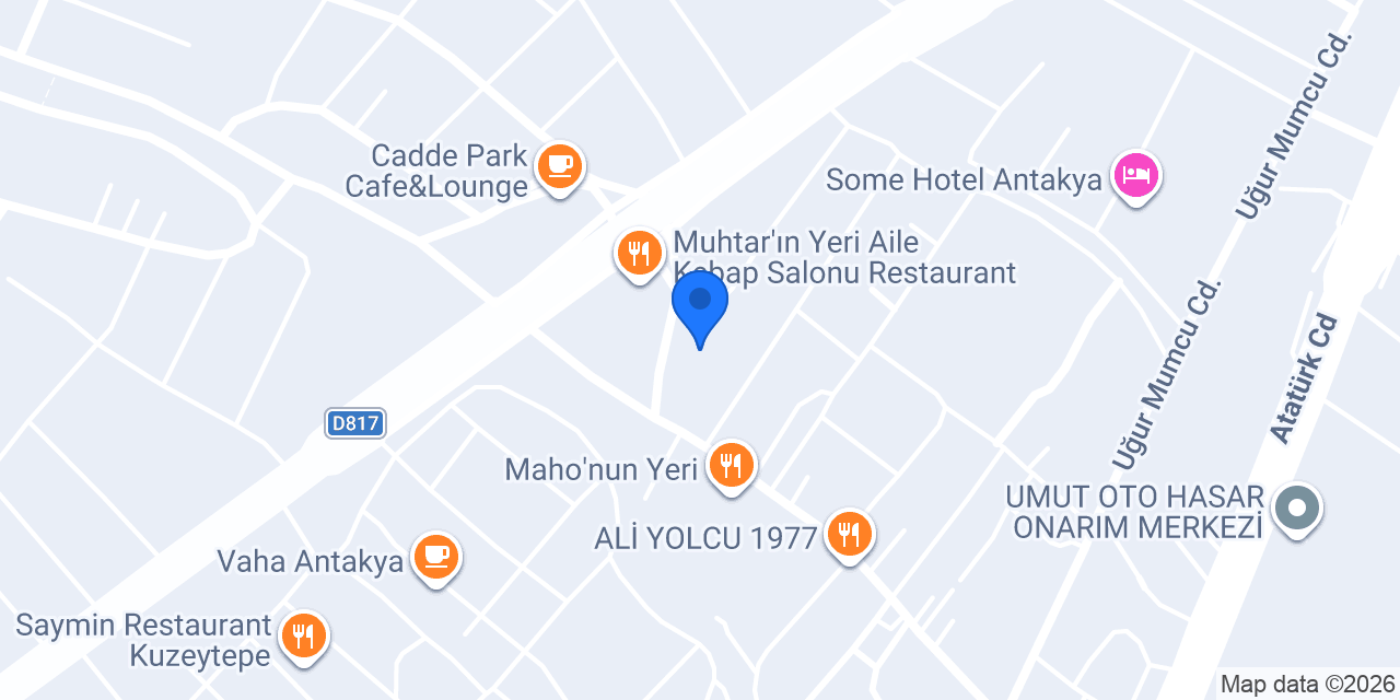 Nuri Kuzeytepe Restaurant konumu