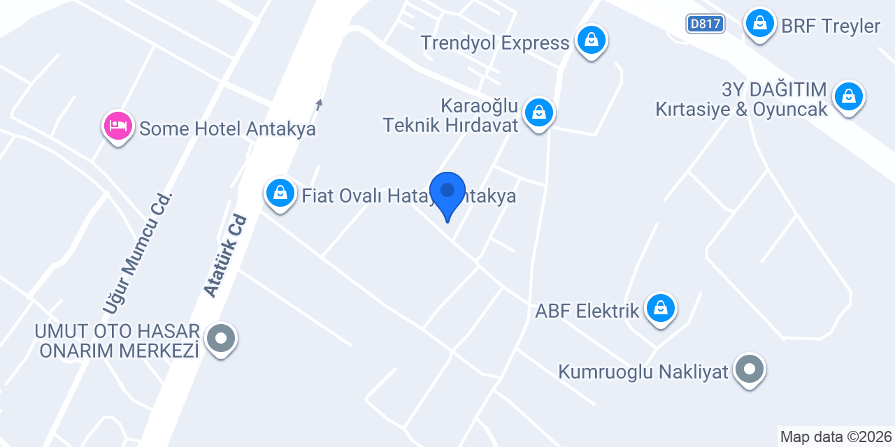 Koşar Hasar Onarım Merkezi konumu