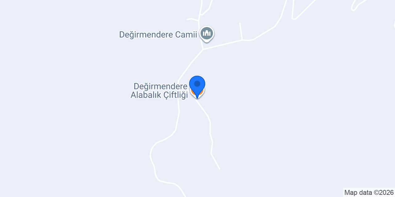 Değirmendere Alabalık Çiftliği konumu