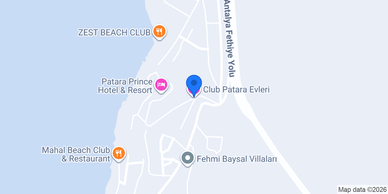 Club Patara Evleri konumu