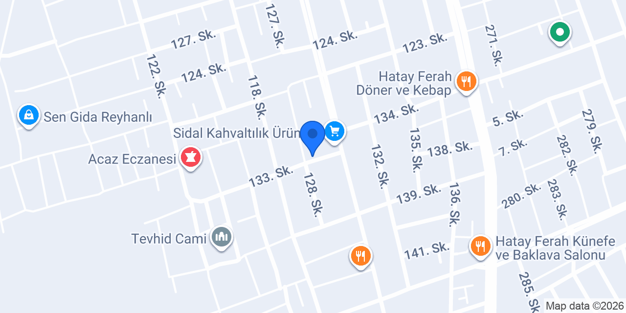 Reyhanlı Beslenme Kulübü konumu